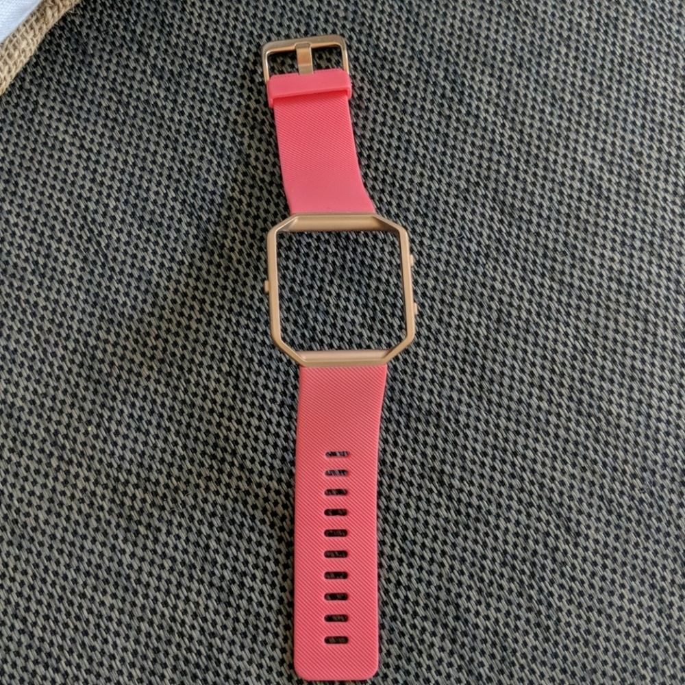Coral fitbit blaze band